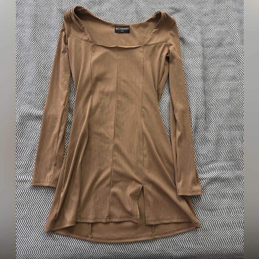 KITTENISH BROWN DRESS